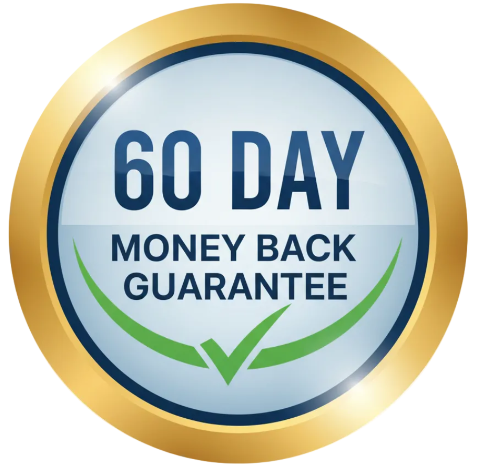 60 day money back guarantee logo
